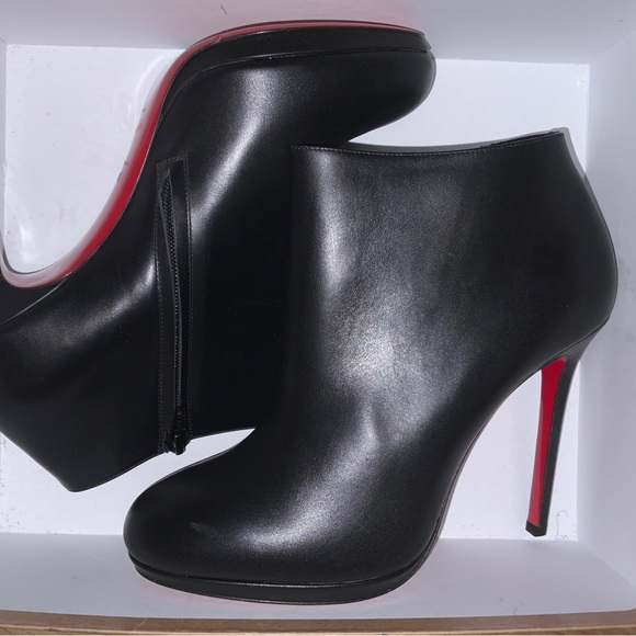 Black Christian Louboutin Boots or Booties - Picture 3 of 6